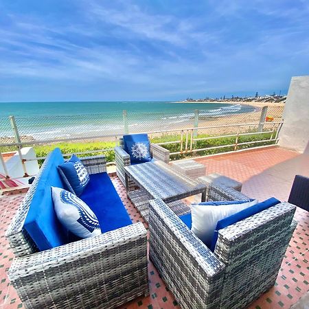 Splendid Beachfront Villa In Sidi Bouzid Beach With Pool Douar Ourlali Экстерьер фото