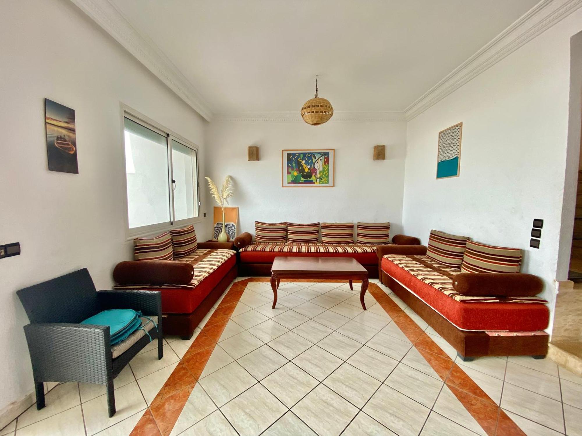 Splendid Beachfront Villa In Sidi Bouzid Beach With Pool Douar Ourlali Экстерьер фото